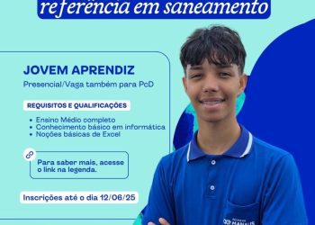 Águas de Manaus Abre Processo para Primeiro Emprego
