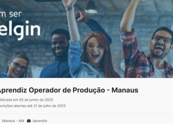 Primeiro Emprego Operador de Produção Para Trabalhar Na ELGIN Da Amazônia