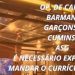 Empresa está selecionando Gerente, Op. de caixa, Barman, Garçons, Cumins, ASG; Envie seu currículo!