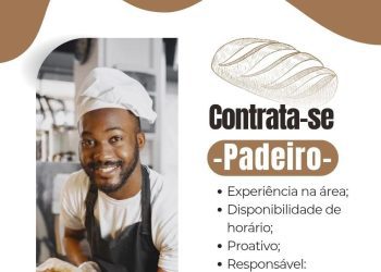 Seleção para vaga de Padeiro; Envie seu currículo!