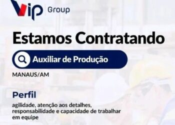 Empresa está selecionando Auxiliar de produção; Envie seu currículo!