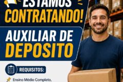Empresa está selecionando Auxiliar de depósito; Envie seu currículo!