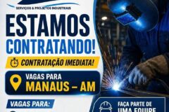 Empresa está selecionando Soldador, Lixador, Auxiliar de Montagem; Envie seu currículo!