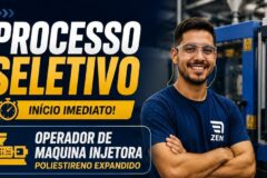 Empresa está selecionando Operador de máquina injetora; Envie seu currículo!