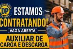 Distribuidora está selecionando Auxiliar de carga e descarga; Envie seu currículo!