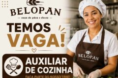 Empresa está selecionando Auxiliar de cozinha; Envie seu currículo!