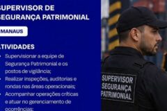 Grupo Chibatão seleciona Supervisor de segurança patrimonial; Envie seu currículo!