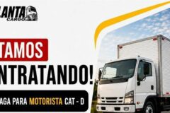 Empresa está selecionando Motorista Cat D; Envie seu currículo!