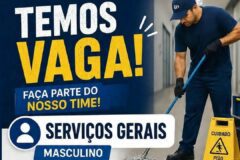 Empresa está selecionando Serviços Gerais; Envie seu currículo!